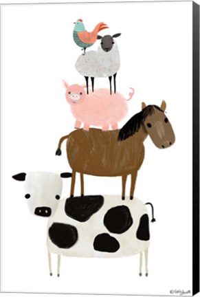 Framed Farm Buddies Print