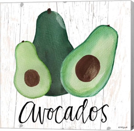 Framed Avocados Print