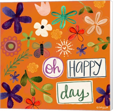 Framed Oh Happy Day Print