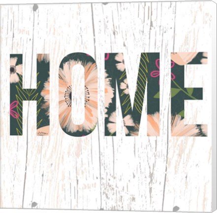 Framed Floral Home Print
