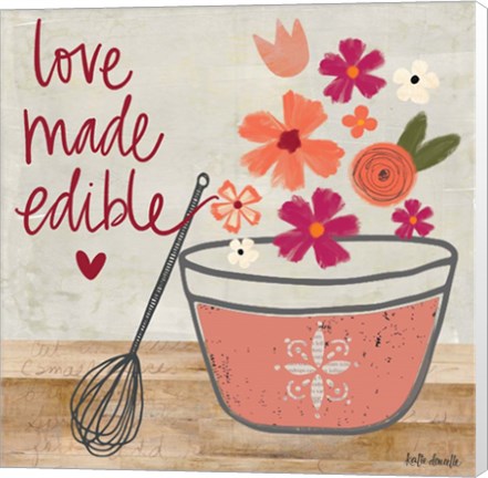 Framed Love Made Edible Print