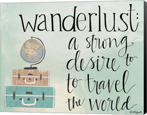 Framed Wanderlust Print