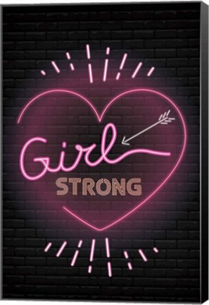 Framed Girl Strong Print