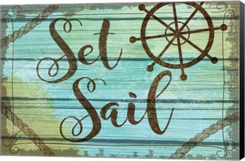 Framed Set Sail Print