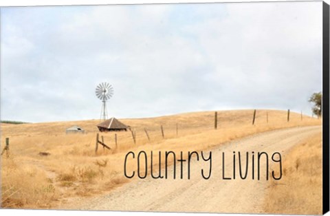 Framed Country Living Print