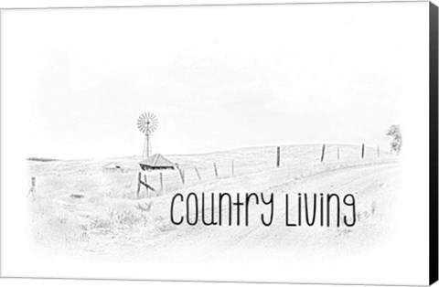 Framed Country Living Print