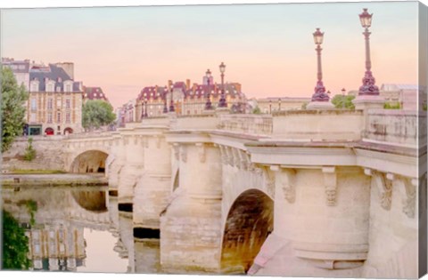 Framed Paris at Dawn Print