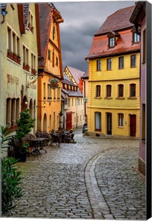 Framed Rothenberg Street Cafe Print