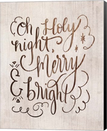 Framed Holy Night Print