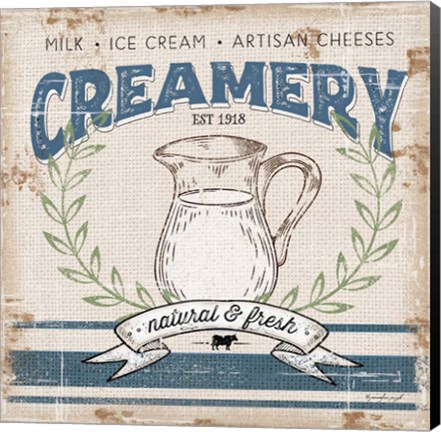 Framed Creamery Print