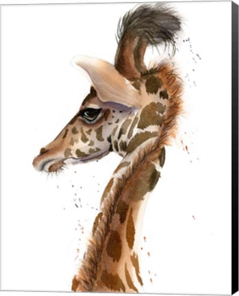 Framed Giraffe II Print