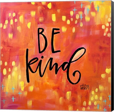 Framed Be Kind Print