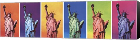 Framed Pop Art Liberty Print