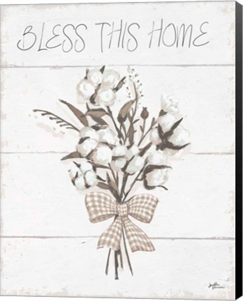 Framed Blessed II Neutral Print
