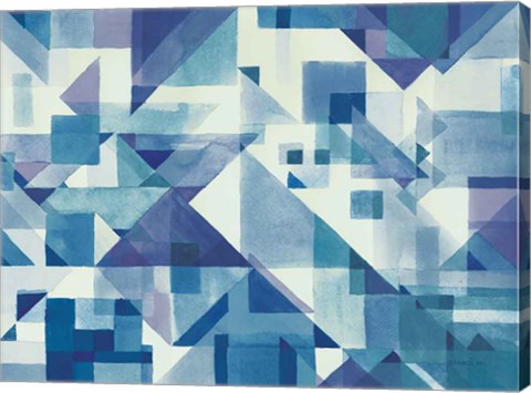 Framed Try Angles I Blue Print