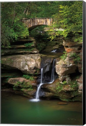 Framed Upper Falls Old Mans Cave Print