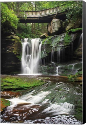 Framed Elakala Falls West I Print