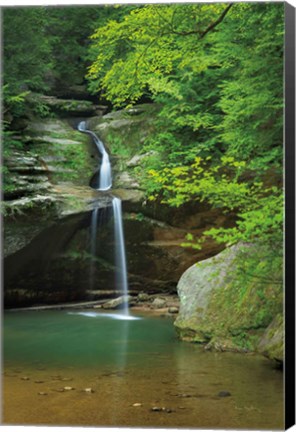 Framed Lower Falls Old Mans Cave Print