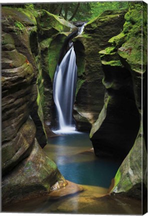 Framed Corkscrew Falls Ohio Print