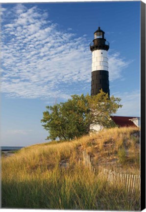 Framed Big Sable Point Lighthouse II Print