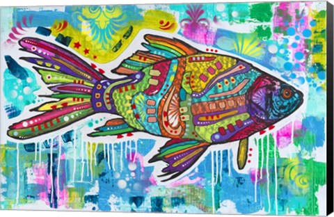 Framed Electric Goldfish Print