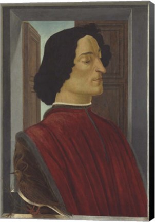 Framed Giuliano De&#39; Medici, C 1478-80 Print