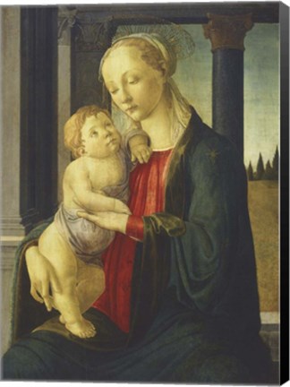 Framed Madonna and Child, 1467 Print