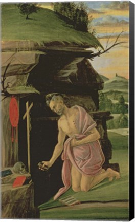 Framed St. Jerome, 1490s Print