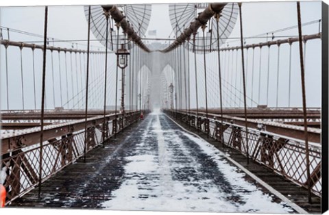 Framed Brooklyn Bridge Print