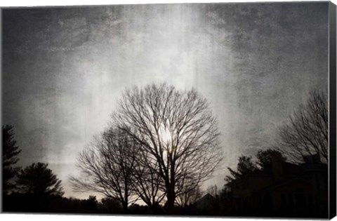 Framed Great Falls Sunset Print