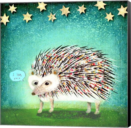 Framed Porcupine for Thomas Print