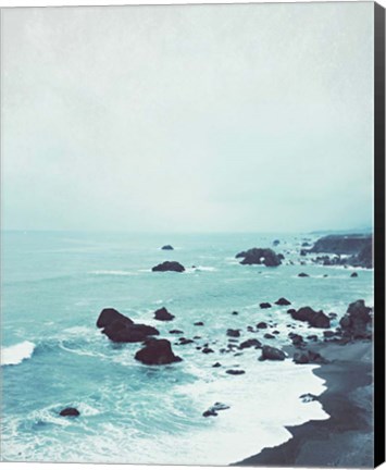 Framed Dusk at the Sea Print