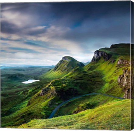 Framed Summer on the Quiraing Print