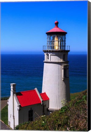 Framed Heceta Head Lighthouse Print