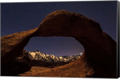 Framed Venus Through Mobius Arch Print