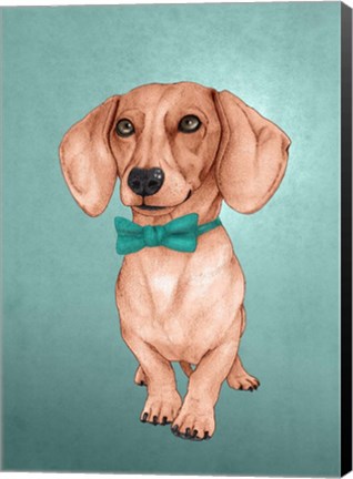 Framed Wiener Dog Print