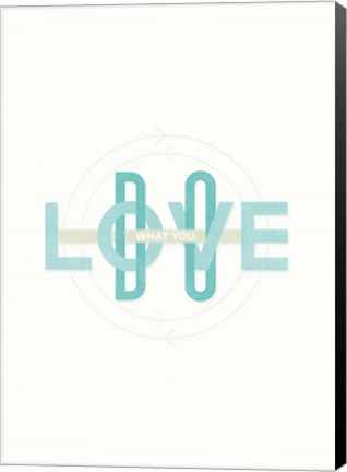 Framed Do What You Love Print