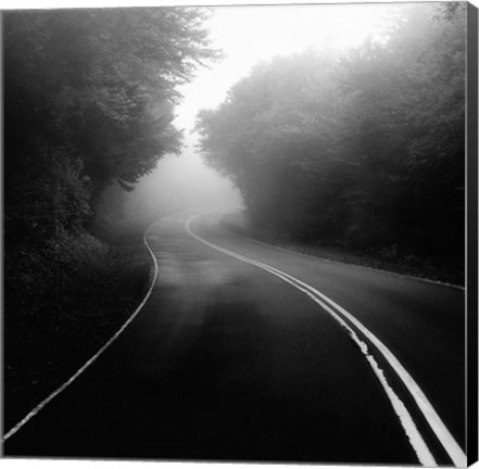 Framed Mountain Road Print