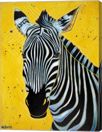 Framed Zebra Print