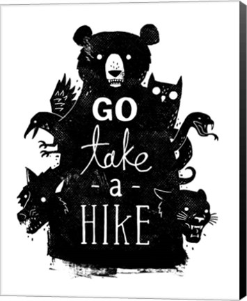 Framed Go Take a Hike Print