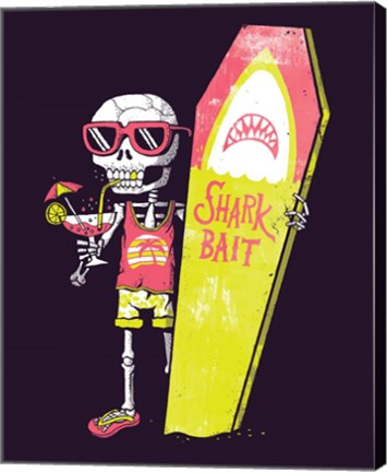 Framed Shark Bait Print