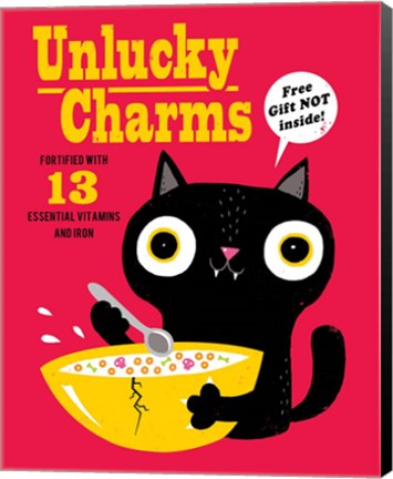 Framed Unlucky Charms Print