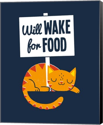 Framed Will Wake for Food Print