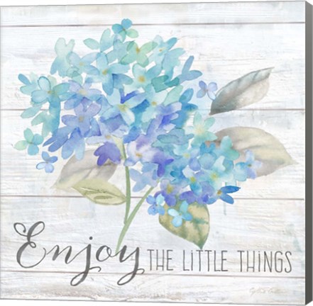 Framed Farmhouse Hydrangea I Print