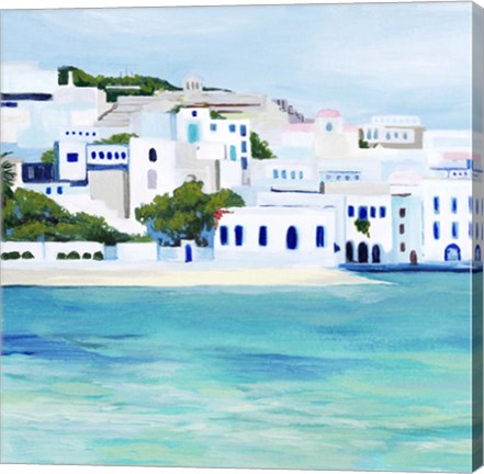 Framed Mykonos I Print