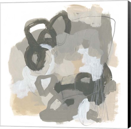 Framed Neutral Cartography II Print