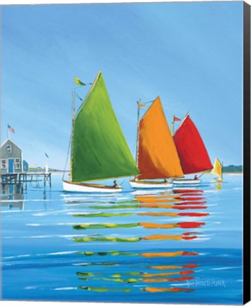 Framed Cape Cod Sail Print