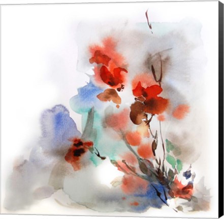 Framed Fall Flowers Print