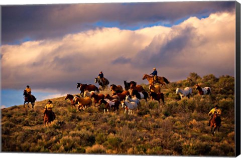 Framed Chasing Thunder Print