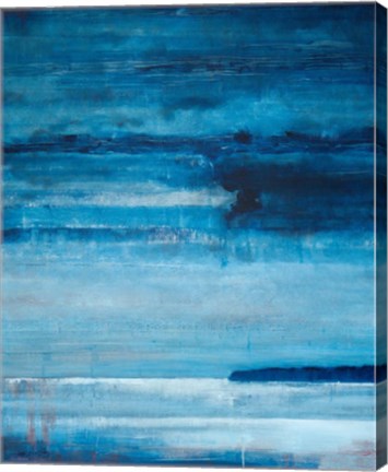 Framed Ocean Blue Print